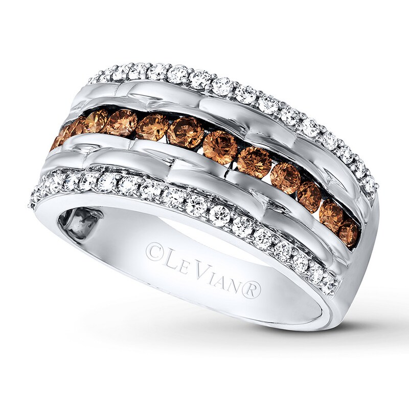 Main Image 1 of Previously Owned Le Vian Diamond Men's Band 1-1/3 ct tw 14K Vanilla Gold