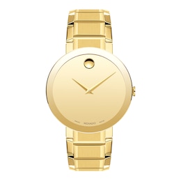 Previously Owned Movado Sapphire Men's Watch 0607180