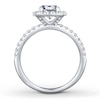 Thumbnail Image 2 of Previously Owned Colorless Diamond Ring Setting 5/8 ct tw Round 14K White Gold