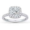 Thumbnail Image 3 of Previously Owned Colorless Diamond Ring Setting 5/8 ct tw Round 14K White Gold
