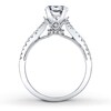 Thumbnail Image 2 of Previously Owned Natalie K Ring Setting 1/3 ct tw Diamonds 14K White Gold