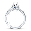 Thumbnail Image 2 of Previously Owned Vera Wang WISH Ring Setting Natural Sapphires 14K White Gold