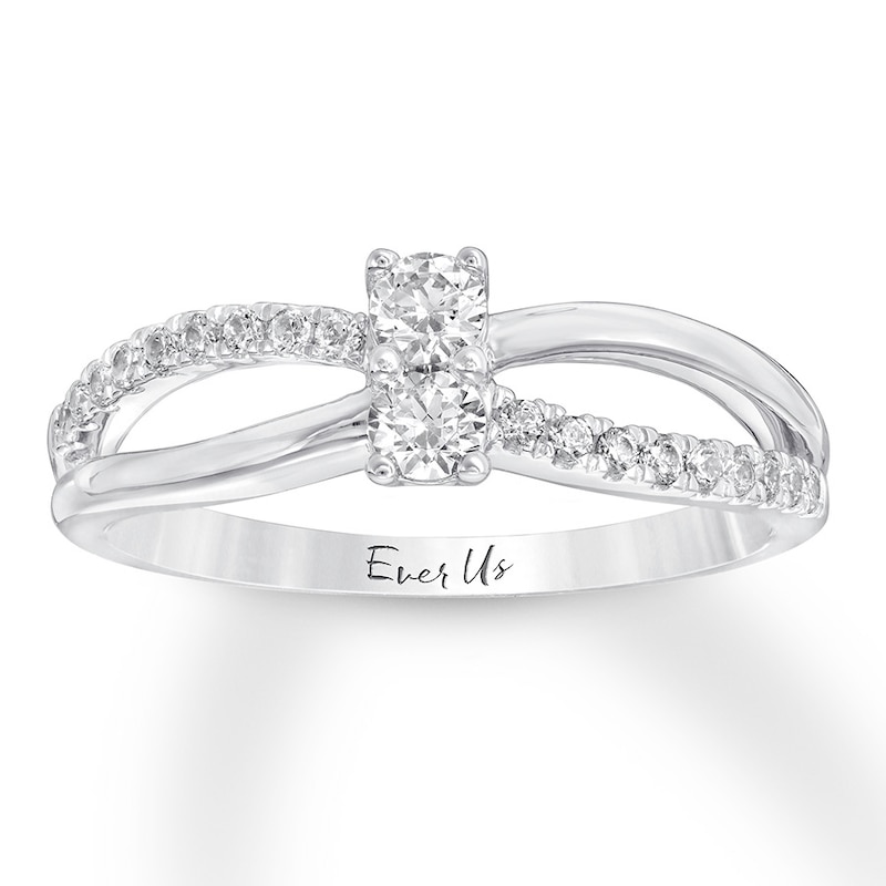 Previously Owned Ever Us Diamond Ring 1/ ct tw 10K Gold