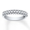 Thumbnail Image 1 of Previously Owned Diamond Anniversary Band 1/2 ct tw Round-cut 14K White Gold
