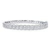 Thumbnail Image 1 of Previously Owned Diamond Bangle Bracelet 2 ct tw Round-cut 14K White Gold