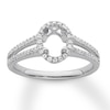 Thumbnail Image 1 of Previously Owned Diamond Ring Setting 1/3 carat tw Round 14K White Gold