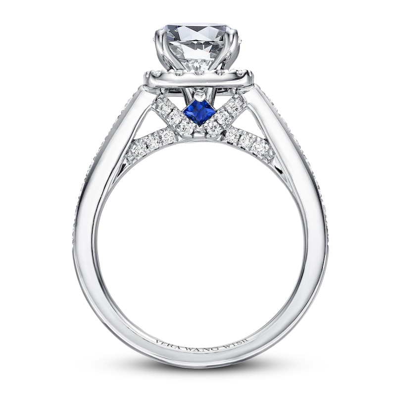 Previously Owned Vera Wang WISH Ring Setting 3/4 ct tw Diamonds 14K ...