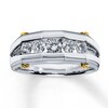 Thumbnail Image 1 of Previously Owned Men's Diamond Band 1 carat tw Round-cut 14K White Gold