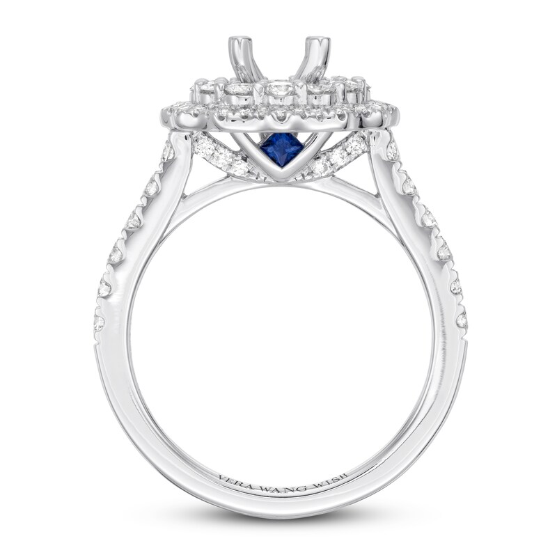 Main Image 2 of Previously Owned Vera Wang WISH Ring Setting 1 ct tw Diamonds 14K White Gold