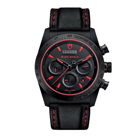 Jared The Galleria Of Jewelry Previously Owned Tudor Fastrider Black Shield Mens Watch