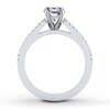Thumbnail Image 2 of Previously Owned Diamond Ring Setting 1/3 carat tw Round 14K White Gold