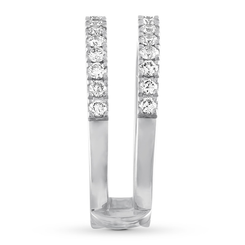Main Image 3 of Previously Owned Diamond Enhancer Ring 3/4 ct tw Round-cut 14K White Gold