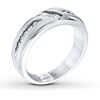 Thumbnail Image 2 of Previously Owned Ever Us Men's Two-Stone Ring 1/2 ct tw Diamonds 14K White Gold