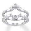 Thumbnail Image 1 of Previously Owned Diamond Enhancer Ring 1/4 ct tw Round-cut 14K White Gold