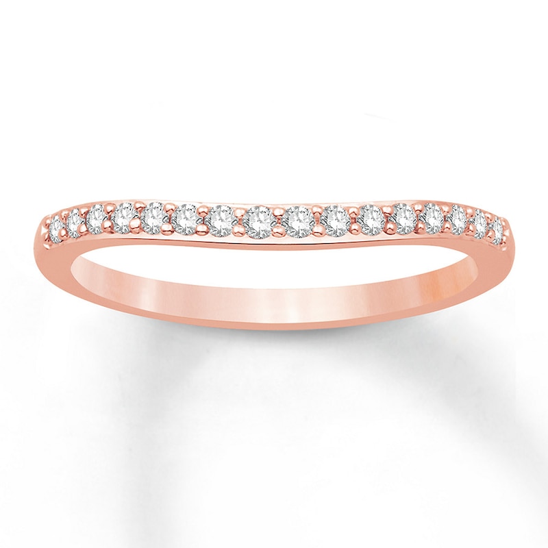 Main Image 1 of Previously Owned Diamond Anniversary Band 1/6 ct tw Round 14K Rose Gold