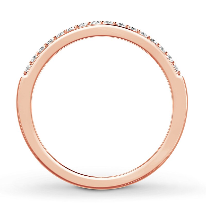 Main Image 2 of Previously Owned Diamond Anniversary Band 1/6 ct tw Round 14K Rose Gold