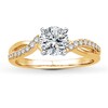 Thumbnail Image 3 of Previously Owned Diamond Engagement Ring Setting 1/6 carat tw 14K Yellow Gold