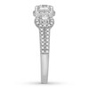 Thumbnail Image 3 of Previously Owned Diamond Engagement Ring 1-1/5 ct tw Round-cut 14K White Gold