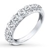 Thumbnail Image 4 of Previously Owned Diamond Anniversary Band 1-1/2 ct tw Round-cut 14K White Gold