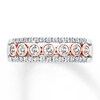 Thumbnail Image 1 of Previously Owned Diamond Anniversary Ring 1/2 ct tw Bezel-set 14K Two-Tone Gold