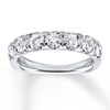 Thumbnail Image 1 of Previously Owned Diamond Anniversary Band 1-1/2 ct tw Round 18K White Gold