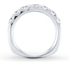 Thumbnail Image 1 of Previously Owned Diamond Anniversary Band 1-1/2 ct tw Round 18K White Gold