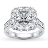 Thumbnail Image 1 of Previously Owned Hearts Desire Ring Setting 1-3/8 ct tw Diamonds 18K White Gold