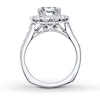 Thumbnail Image 2 of Previously Owned Hearts Desire Ring Setting 1-3/8 ct tw Diamonds 18K White Gold