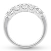 Thumbnail Image 2 of Previously Owned Diamond Anniversary Ring 1 carat tw Round 14K White Gold