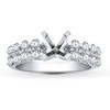 Thumbnail Image 1 of Previously Owned Hearts Desire Ring Setting 1 carat tw Diamonds 18K White Gold