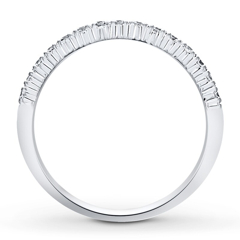 Main Image 2 of Previously Owned Diamond Anniversary Band 1/4 ct tw Round-cut 14K White Gold