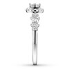 Thumbnail Image 3 of Previously Owned Diamond Promise Ring 1/2 ct tw Princess-cut 10K White Gold