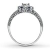 Thumbnail Image 2 of Previously Owned Diamond Promise Ring 1/5 ct tw Round 10K White Gold