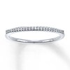 Thumbnail Image 1 of Previously Owned Stackable Ring 1/15 ct tw Diamonds 10K White Gold