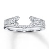 Thumbnail Image 1 of Previously Owned Diamond Enhancer Ring 1/6 ct tw Round-Cut 14K White Gold