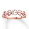 Thumbnail Image 1 of Previously Owned Stackable Ring 1/5 ct tw Diamonds 10K Rose Gold