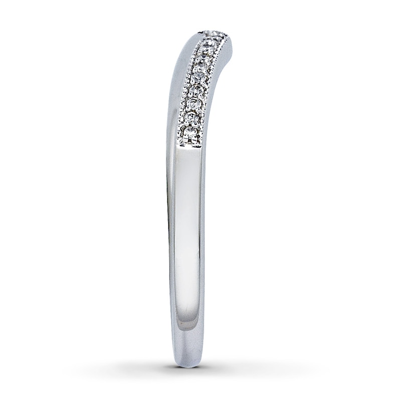 Main Image 2 of Previously Owned Diamond Anniversary Ring 1/15 ct tw Round-cut 14K White Gold