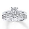 Thumbnail Image 4 of Previously Owned Diamond Ring 1/2 ct tw Round-cut 14K White Gold