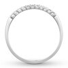 Thumbnail Image 2 of Previously Owned Diamond Anniversary Band 1/10 ct tw Round-cut 10K White Gold