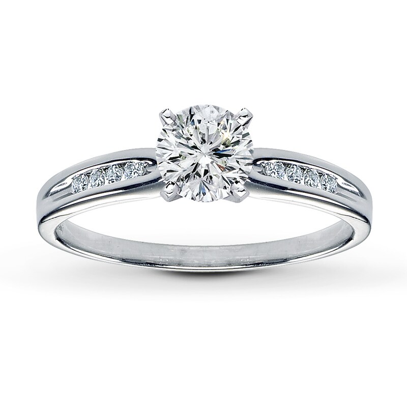 Main Image 3 of Previously Owned Diamond Ring Setting 1/15 ct tw Round-Cut 14K White Gold