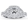 Thumbnail Image 1 of Previously Owned Diamond Ring Setting 1/2 ct tw Round 14K White Gold