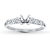 Thumbnail Image 1 of Previously Owned Diamond Ring Setting 3/8 ct tw Round-cut Platinum
