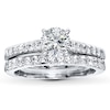 Thumbnail Image 3 of Previously Owned Diamond Bridal Setting 5/8 ct tw Round-cut 14K White Gold