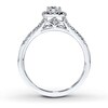 Thumbnail Image 2 of Previously Owned Diamond Bridal Set 1/2 ct tw Round 14K White Gold