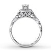 Thumbnail Image 2 of Previously Owned Diamond Engagement Ring 5/8 ct tw Round-cut 14K White Gold