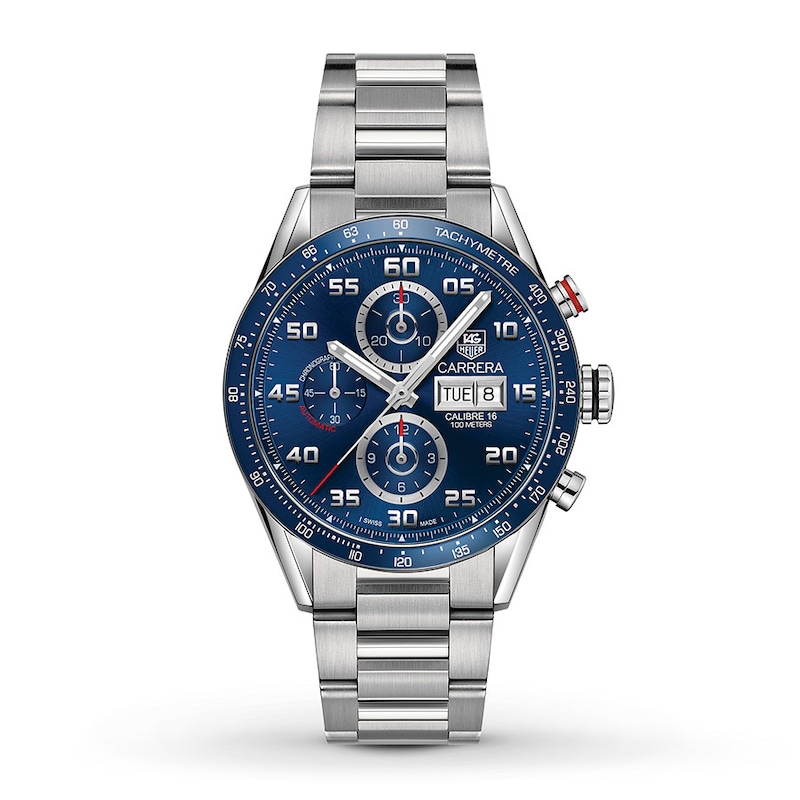 Main Image 1 of Previously Owned TAG Heuer CARRERA Calibre 16 Men's Watch CV2A1V.BA0738