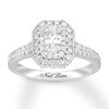 Thumbnail Image 1 of Previously Owned Neil Lane Engagement Ring 1 ct tw Diamonds 14K White Gold