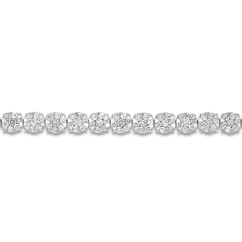 Main Image 2 of Previously Owned Diamond Tennis Bracelet 2 carats tw Round 14K White Gold