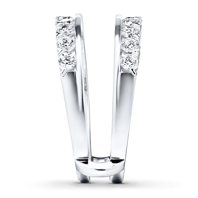 Main Image 3 of Previously Owned Diamond Enhancer Ring 1 carat tw Round-cut 14K White Gold