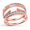 Thumbnail Image 1 of Previously Owned Diamond Enhancer Ring 1/2 ct tw Round-Cut 14K Two-Tone Gold